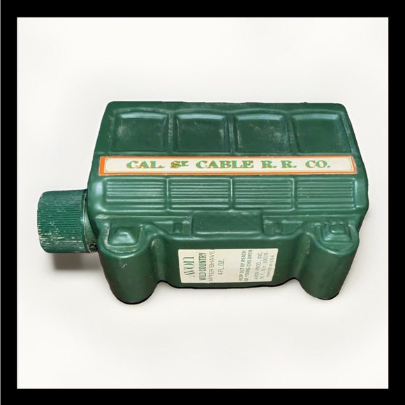 Vintage Avon Cal. St. Cable R.R Co. Train Car Green Van Ness Ave 42. *Empty* - Picture 5 of 7